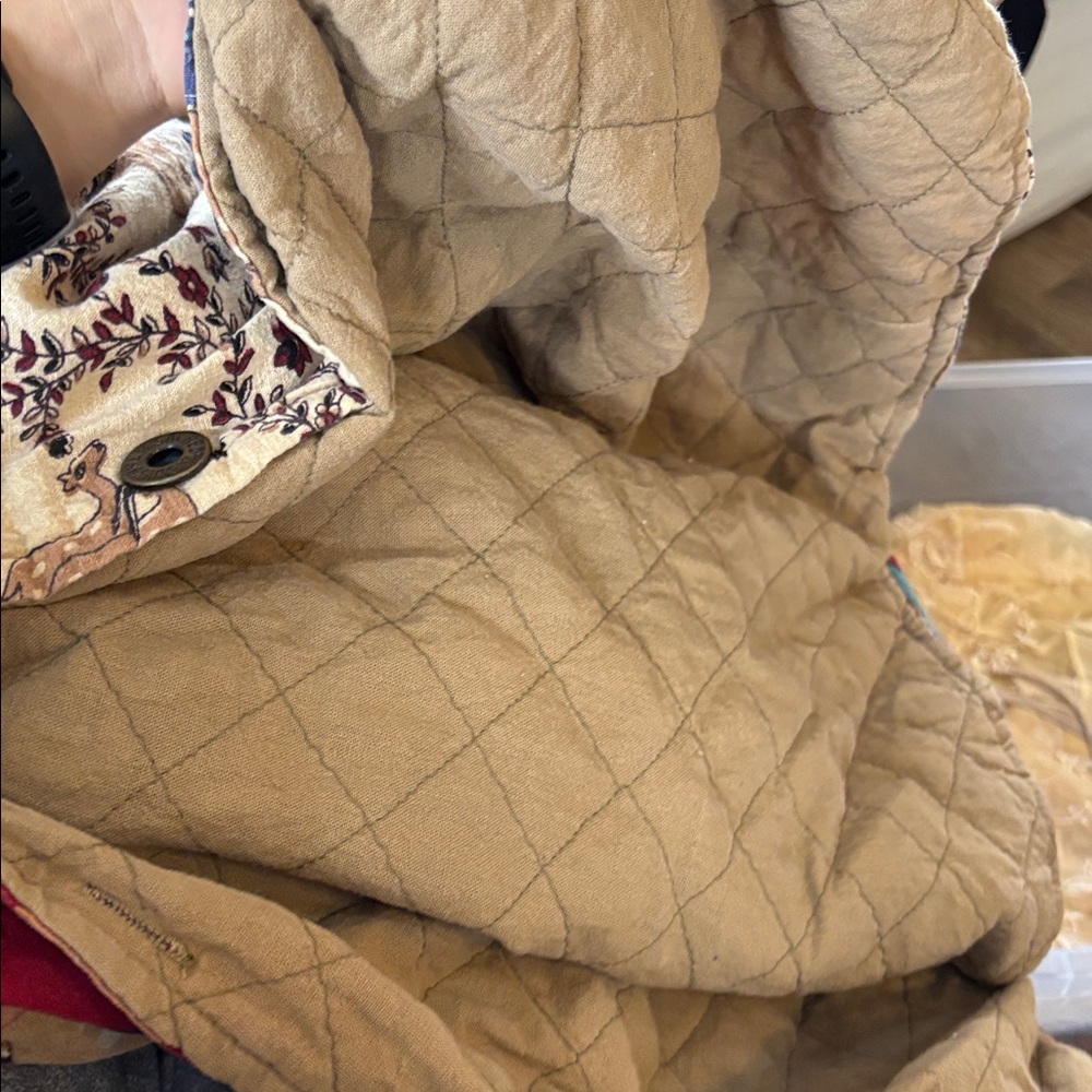 Sacred Threads Patchwork Boho Floral Jacket Size … - image 6